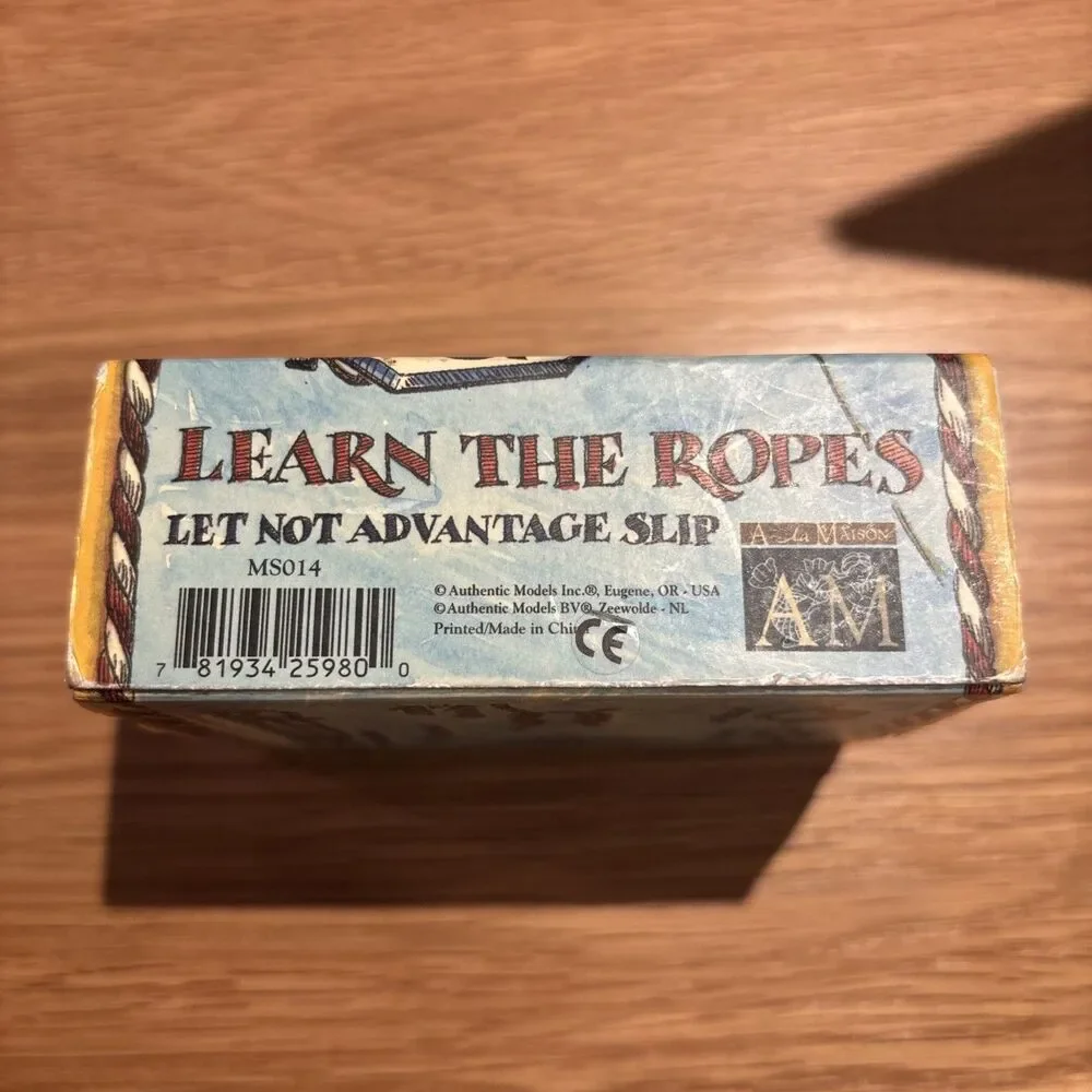 The Illustrated Box O' Knots Learn How! 14 Knots & Plenty Of Rope